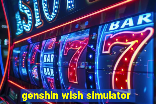 genshin wish simulator