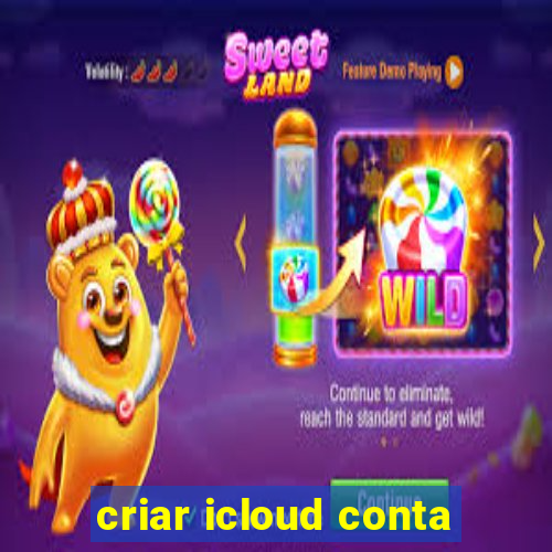 criar icloud conta