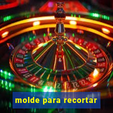 molde para recortar