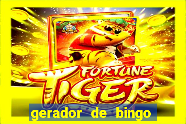 gerador de bingo cha de bebe