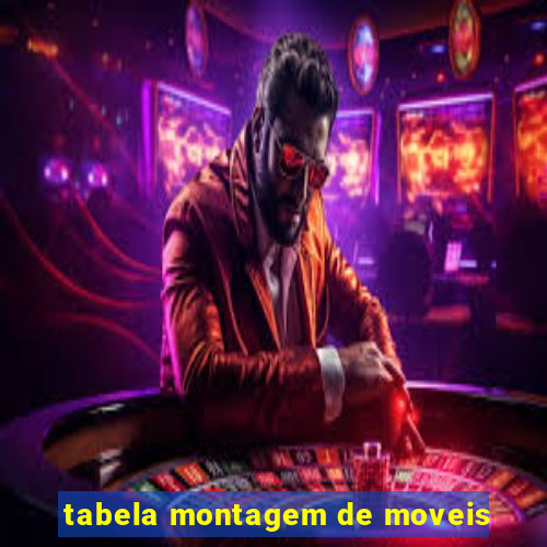 tabela montagem de moveis