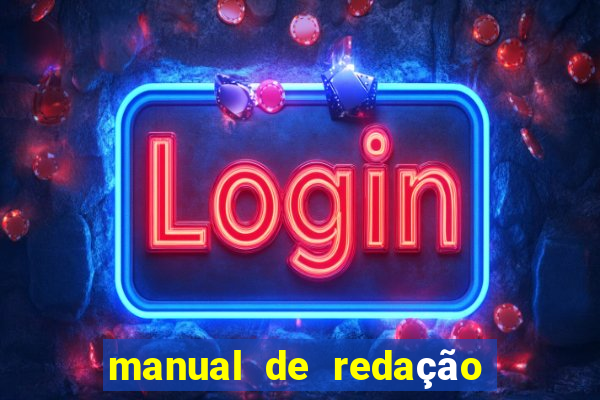 manual de redação folha de são paulo pdf