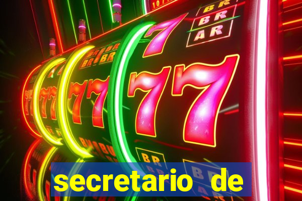 secretario de esporte salario