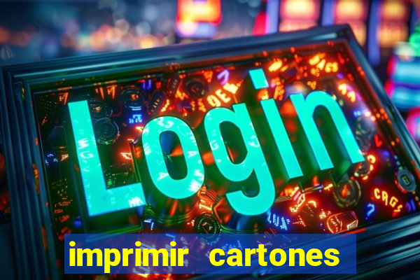 imprimir cartones de bingo