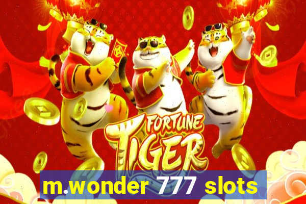 m.wonder 777 slots