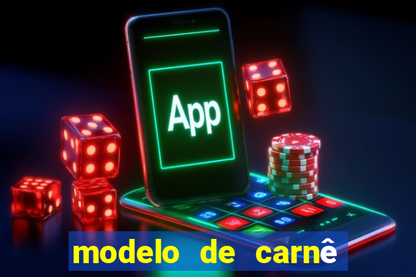 modelo de carnê de pagamento word